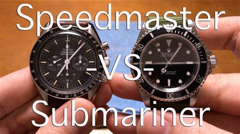 rolex submariner vs omega speedmaster.